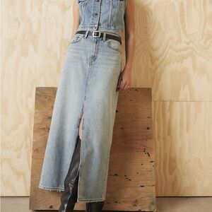 NWT Levi's ANKLE COLUMN SKIRT